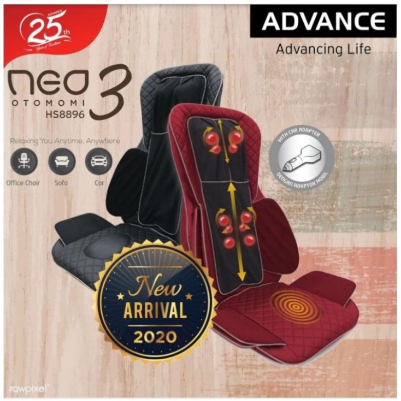KURSI PIJAT PORTABLE OTOMOMI 3 ADVANCE