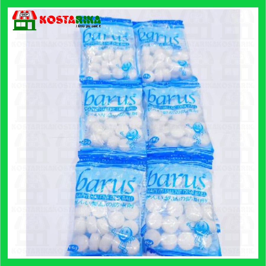 KAMPER BOLA PUTIH WANGI MERK BARUS SACHET 35GR