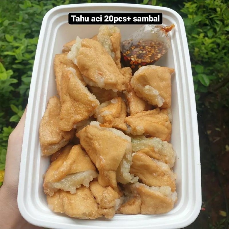

TAHU ACI 20pcs UKURAN SKRG LBH BESAR + SAMBAL COCOLAN