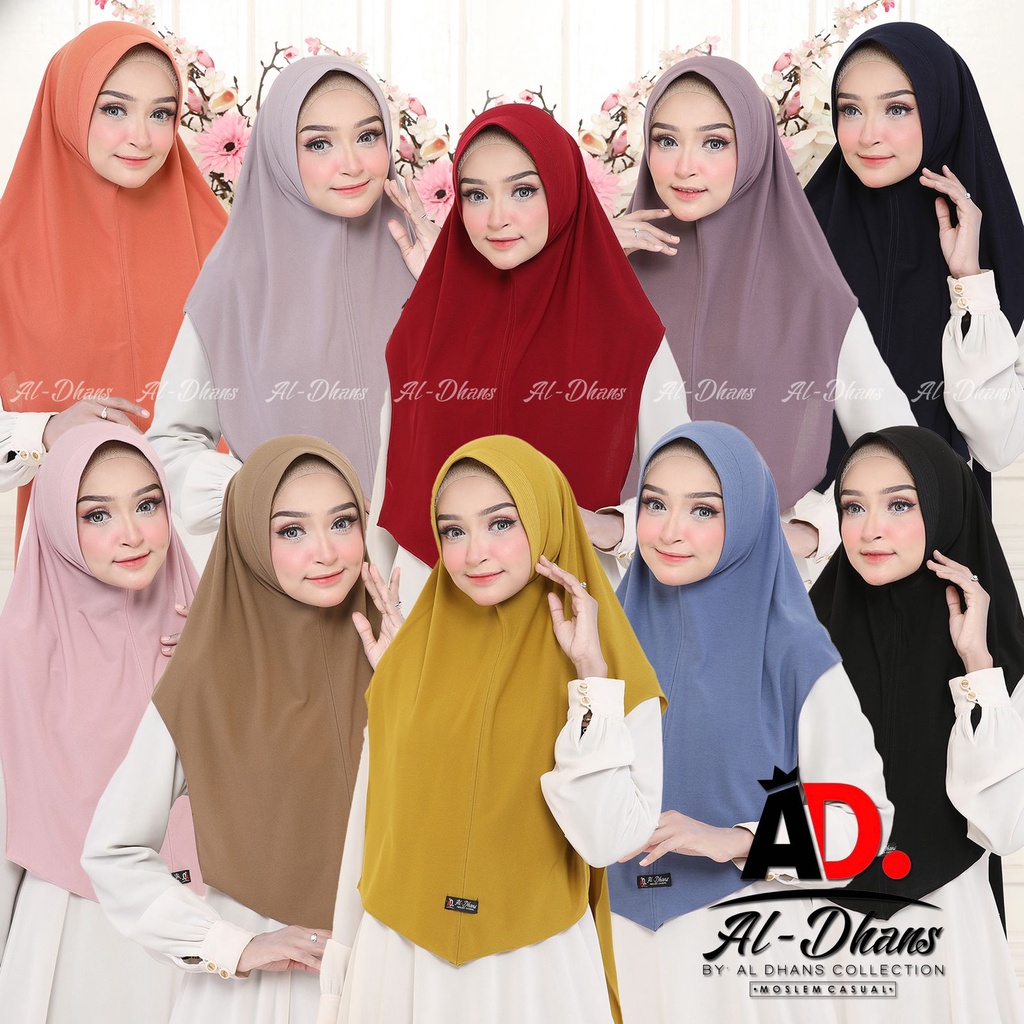 Jilbab Instan Pad Arsyila Jersey Irish By al-dhans