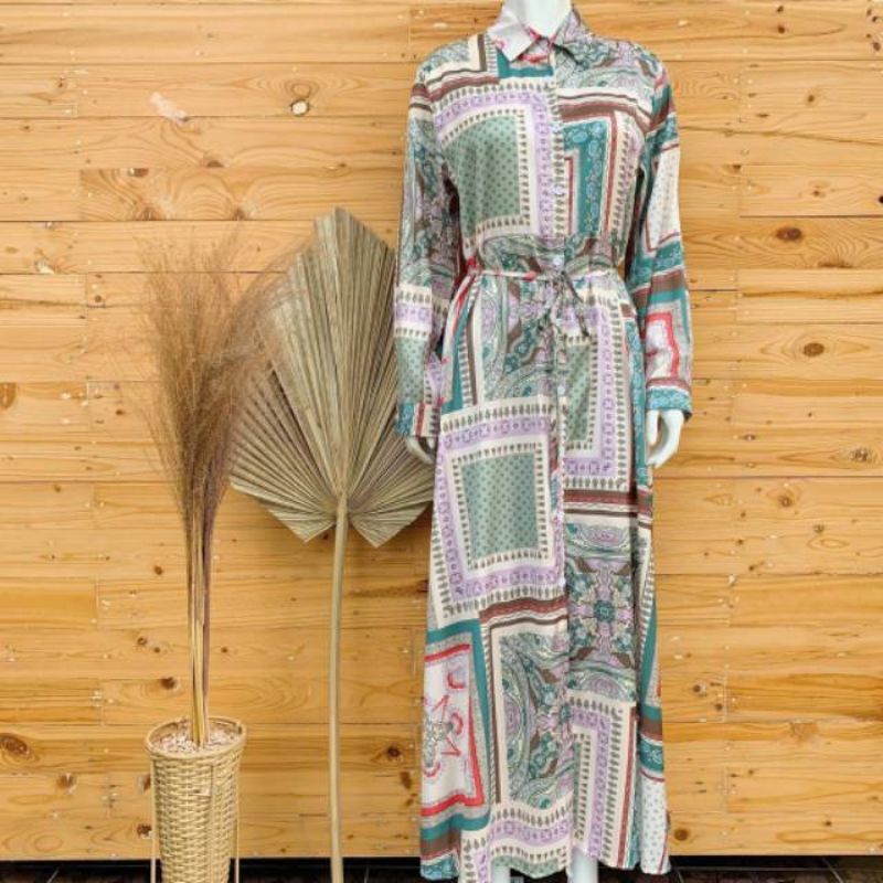 Dress Zara Patern Premium Import Bangkok bkk