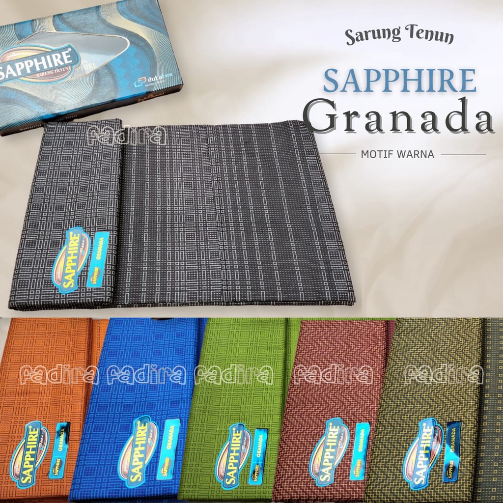 Sarung Sapphire Granada / Sarung Premium