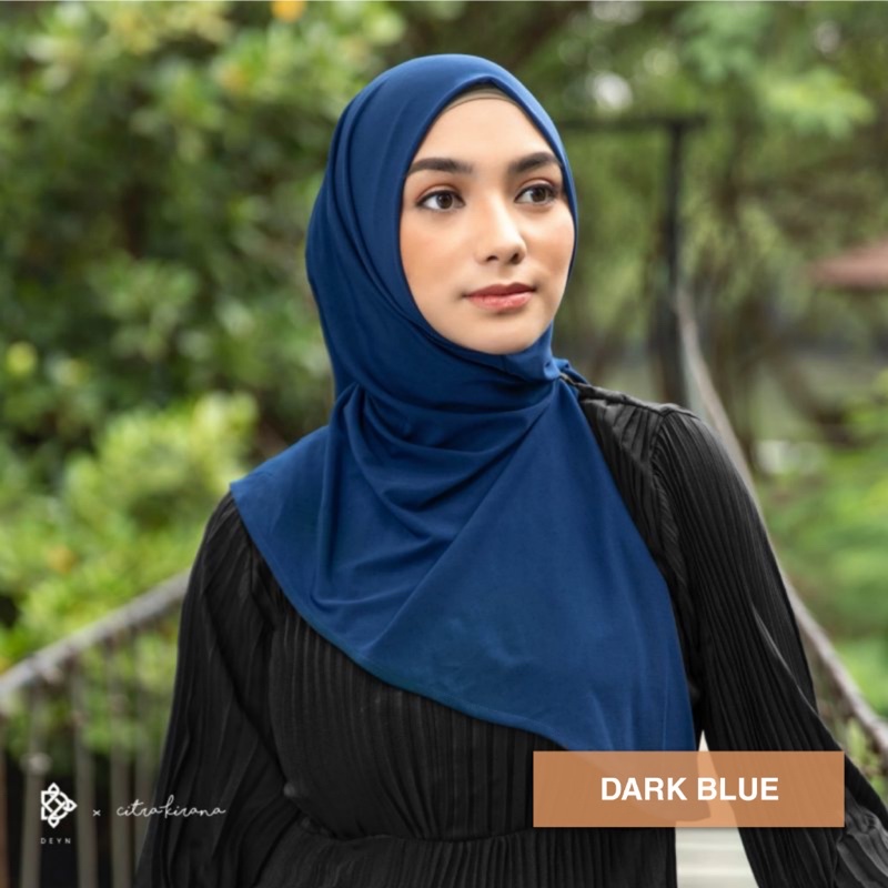 Kirana instant scarf by deyn scarf-Darkblue