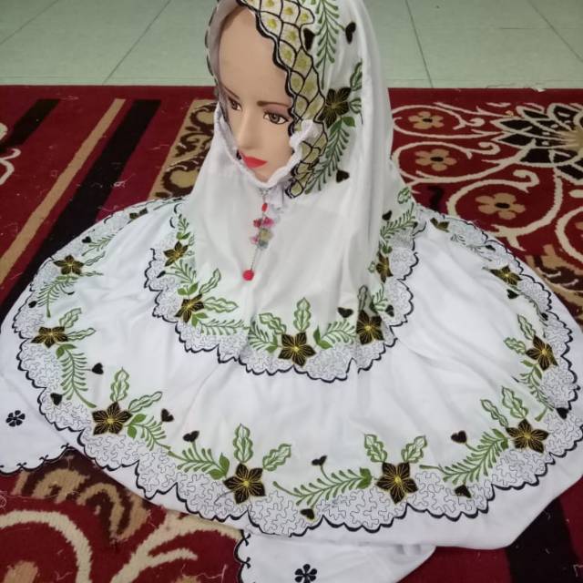 Mukena bordir cantik untuk anak2 atau orang dewasa