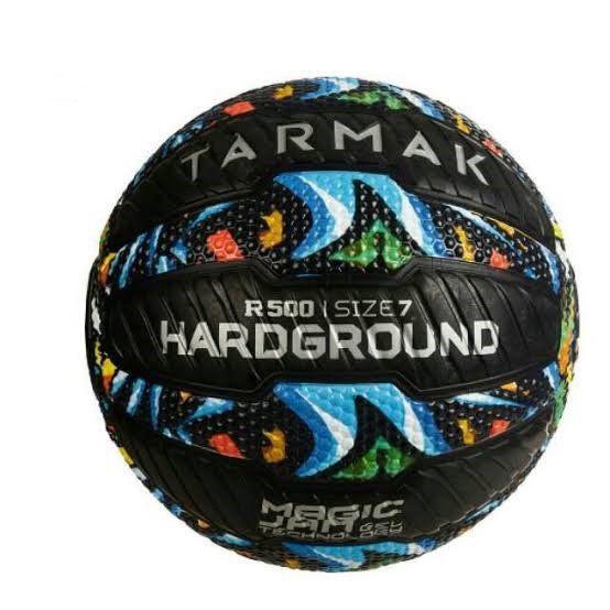 TARMAK BOLA BASKET  R500 SIZE 7 FIBA OFFICIAL RUBBER BOLA Basket Karet Outdoor HARDGROUND BLACK ORI