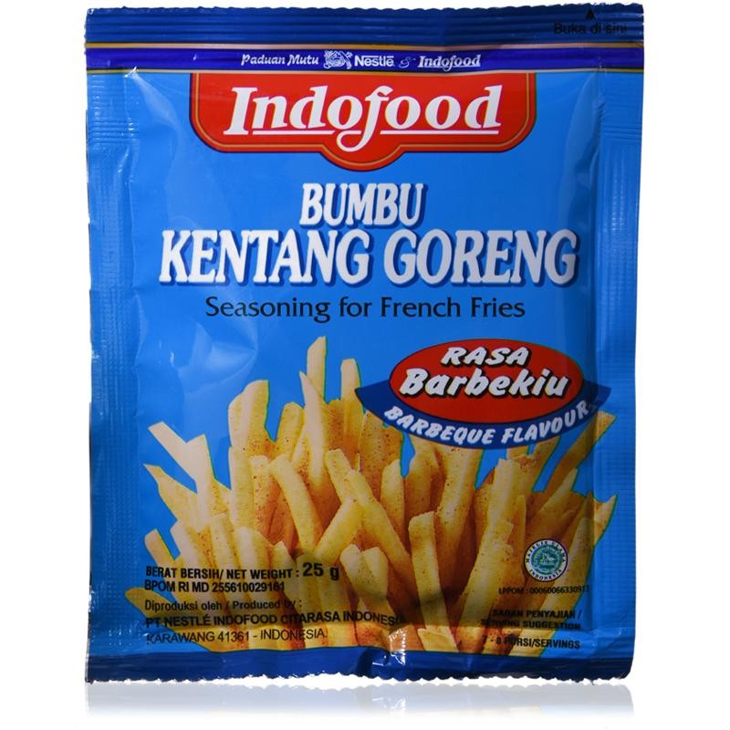 

INDOFOOD Bumbu Kentang Goreng Barbeque 25g