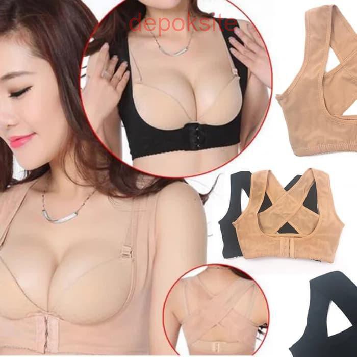 Women Bra Support Posture Corrector Brace Support Body Posture Support Penegak Punggung Dada Bust