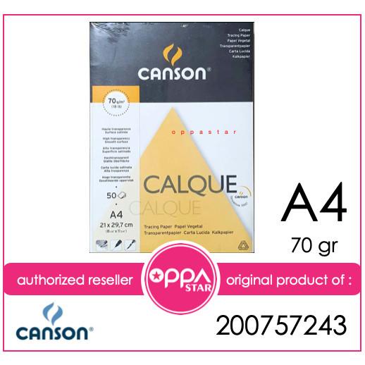

Lora | Canson Tracing Paper A4 50 70 - Satin Finish Calque 200757243