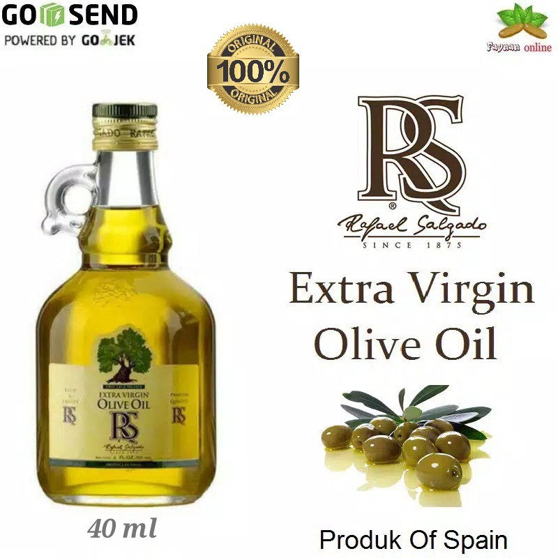 MINYAK ZAITUN ORIGINAL RS Extra Virgin Olive Oil Rafael Salgado 40 Ml