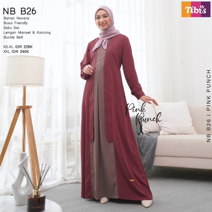 Nibras Dress Muslim NB B26