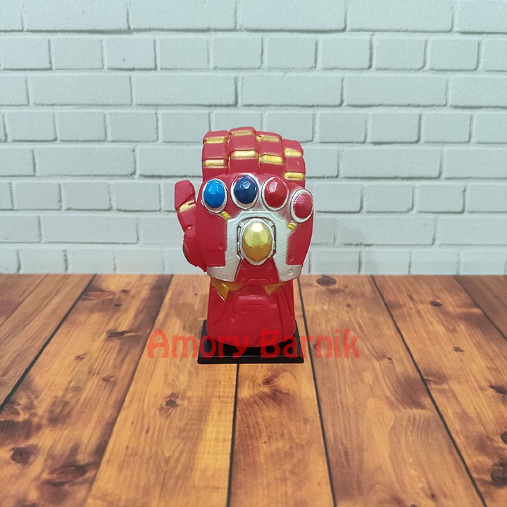 Action Figure Mini Iron man Guantlet 01 UK 7-8cm / Tangan Iron Man