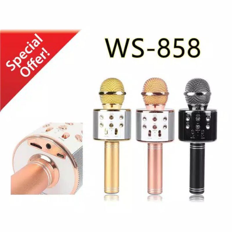 Mic Bluetooth WS-858