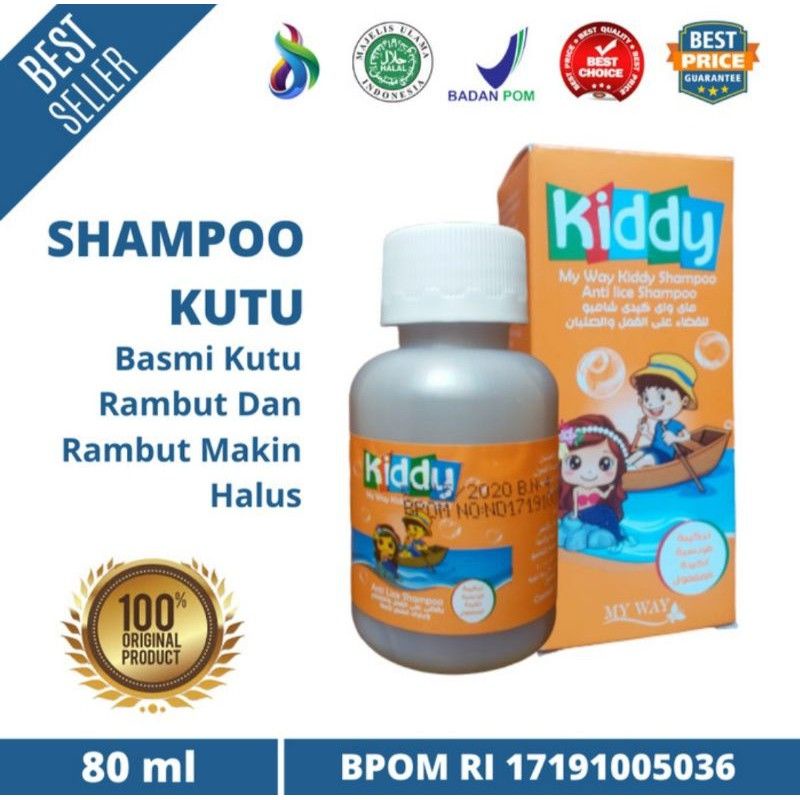 Shampo kutu MY WAY KIDDY membasmi kutu dan telurnya aman,lembut wangi bisa untuk anak dan dewasa Original BPOM