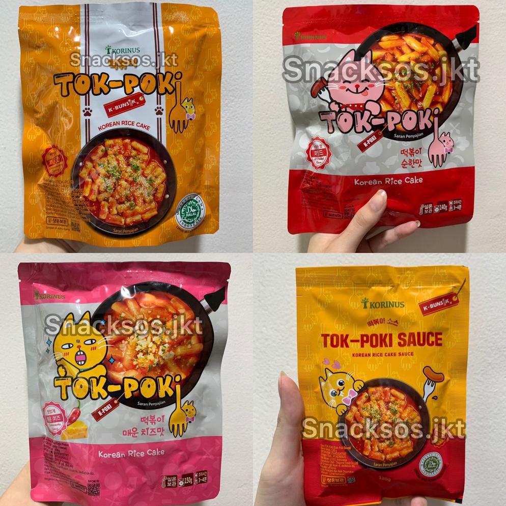 

Best Seller Korinus Korean- Bunsik Yopokki / Topokki / Tteokbokki Sauce Sweet&Spicy / Mild / Spicy