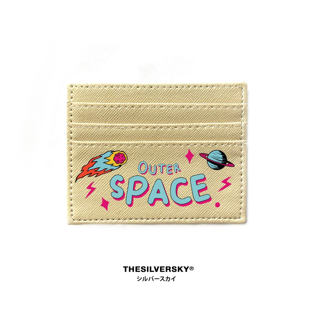 Thesilversky Space Card Holder Dompet Kartu Premium