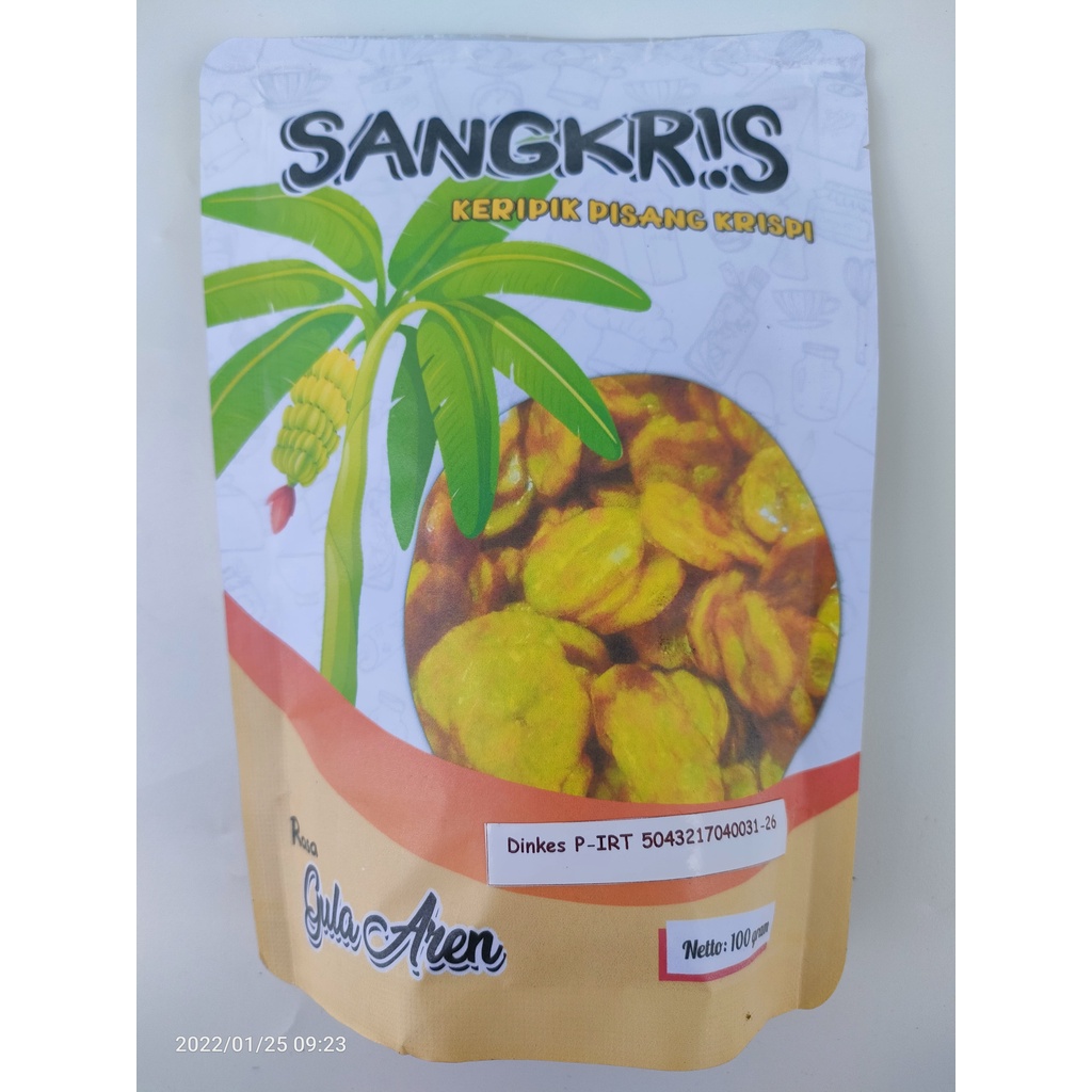 

Makanan Ringan Keripik Pisang Krispi SANGKR!S Dari Pisang Asli
