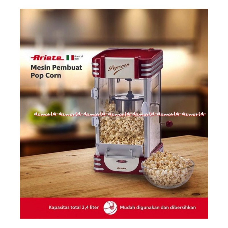 Ariete Mesin Pembuat Pop Corn Popcorn Maker Mesin Ariette Arieta Mesin Membuat Jagung