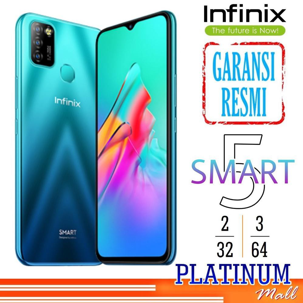 ✨ BISA COD✨ HP INFINIX SMART 5 3/64 - 2/32 - GARANSI RESMI - HP INFINIX ANDROID SMART PHONE 4G -
