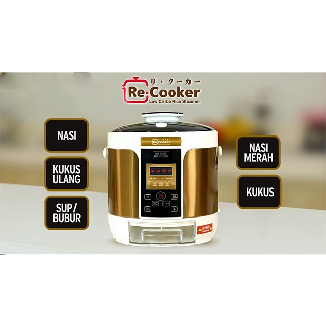 Re Coocker Low Carbo Rice Cooker Penanak Nasi Rendah Gula Dan Karbohidrat