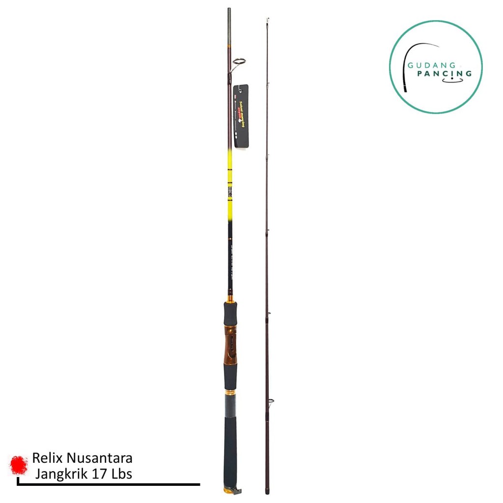 Rod Relix Nusantara Jangkrik 602M 17 LB