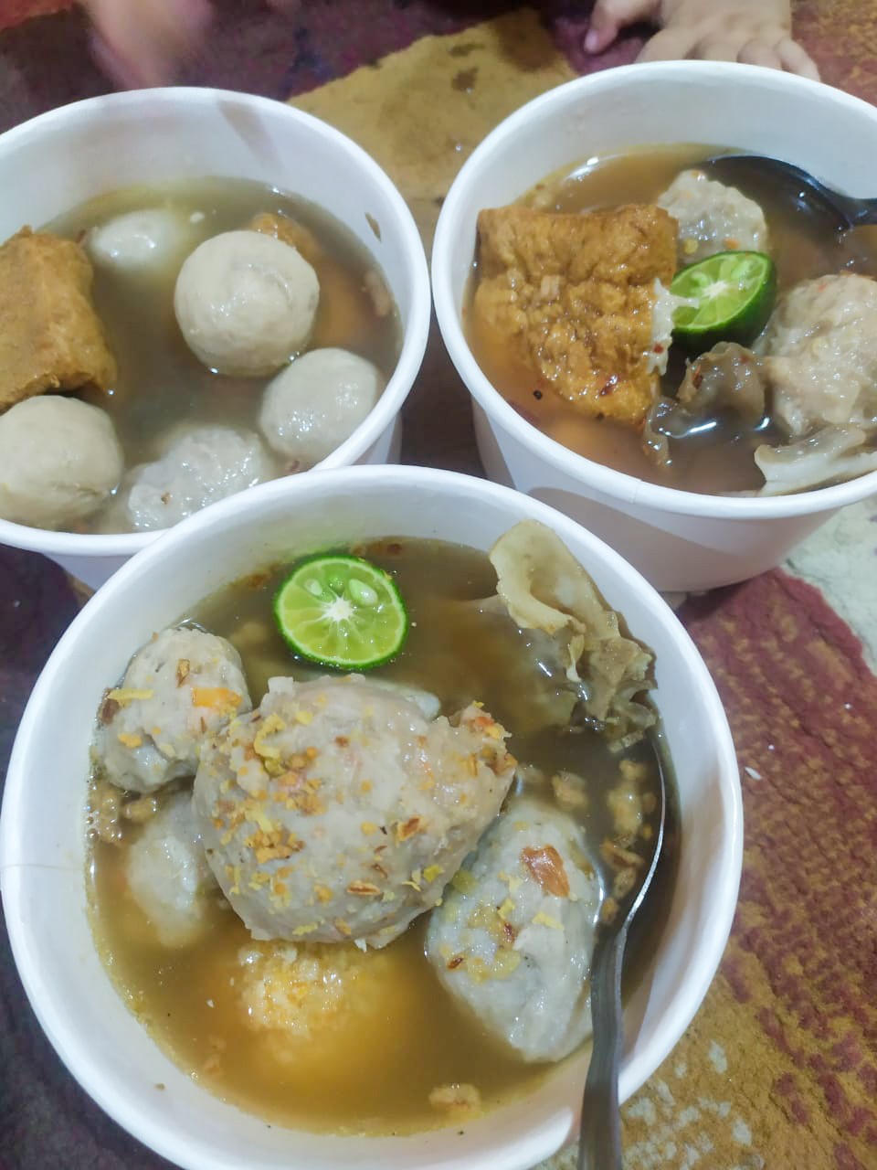 Paper Bowl 20oz Paper Bowl Sup 600ml Termasuk Tutup / Mangkok Kertas 600ml