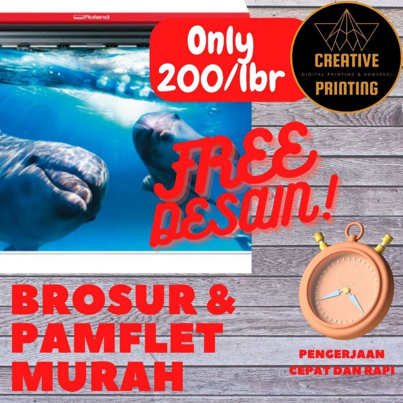 

CETAK BROSUR/PAMFLET FLYER A5 CETAK KILAT KUALITAS TERBAIK