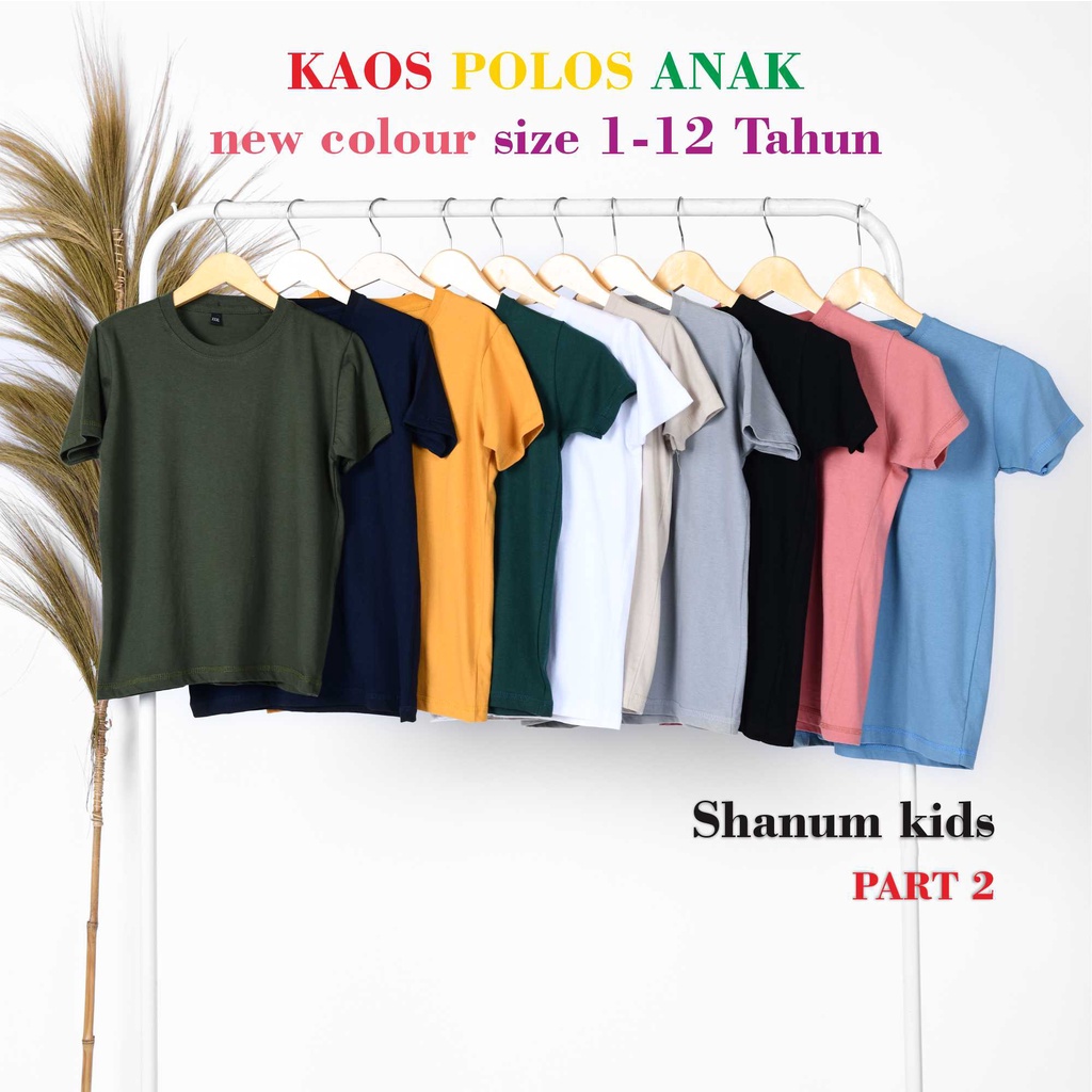 KAOS POLOS ANAK ANAK