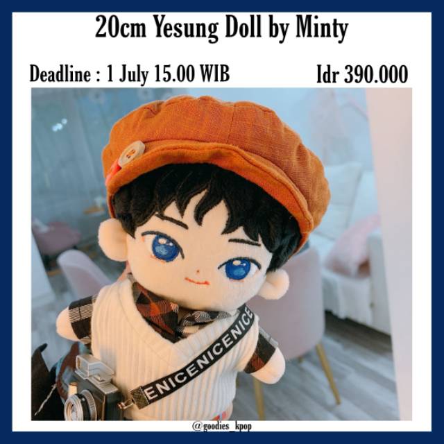 [INA G.O] 20cm Yesung Doll