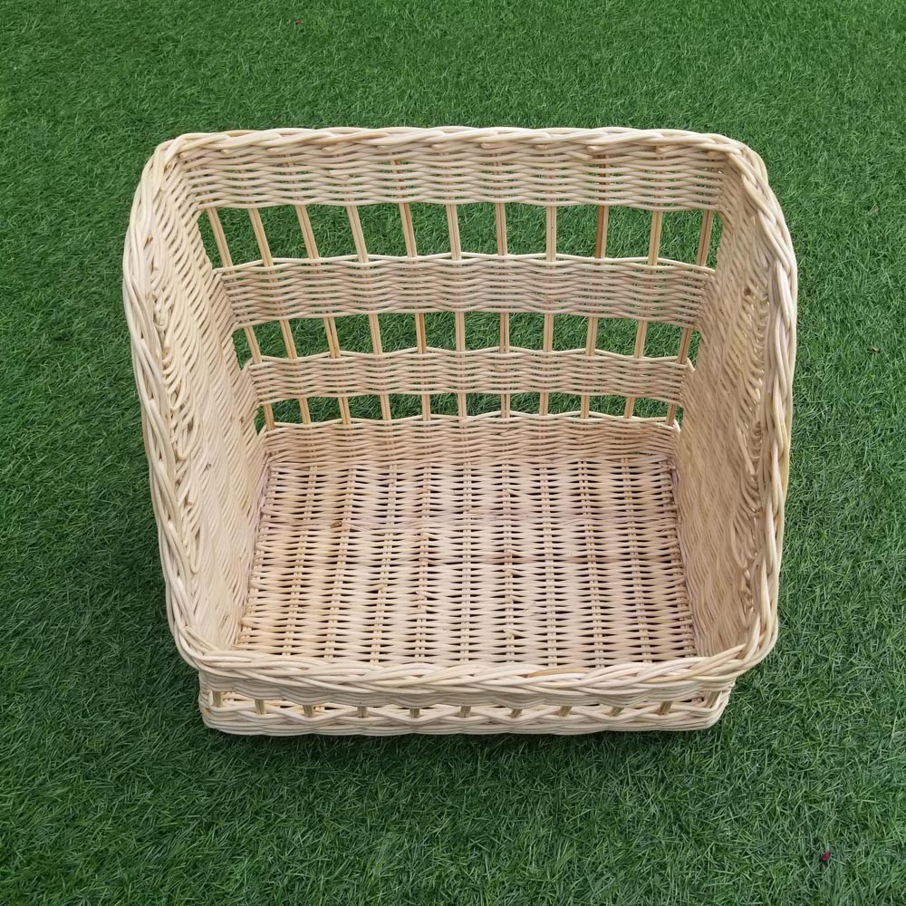 Kerajinan Tangan Rotan - Keranjang Parsel Sepeda Depan v2 - 35x25x30cm