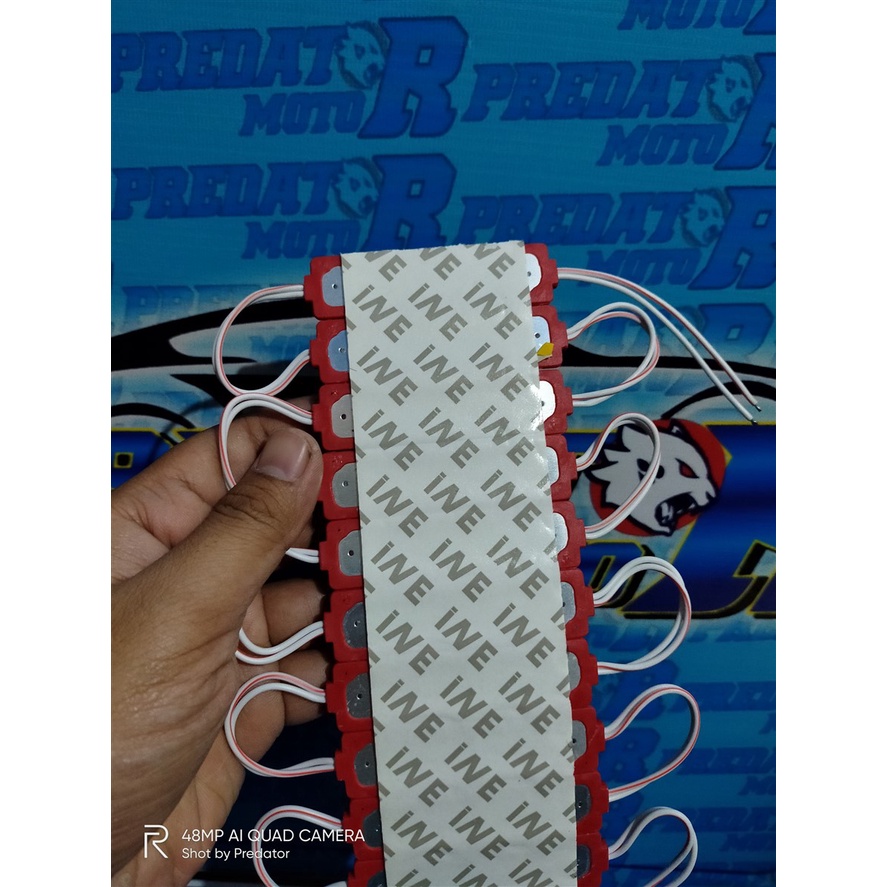 VARIASI LAMPU SAMPING /BAWAH TRUK KENDARAAN BESAR/ MODUL LED 3 MATA 24V 3WATT WATERPROOF