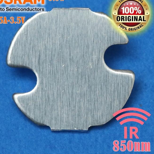-➝ IR 5.8W Osram Oslon SFH4715AS 850nm InfraRed Emitter 3.7 Volt 16mm PCB (Ready stock)