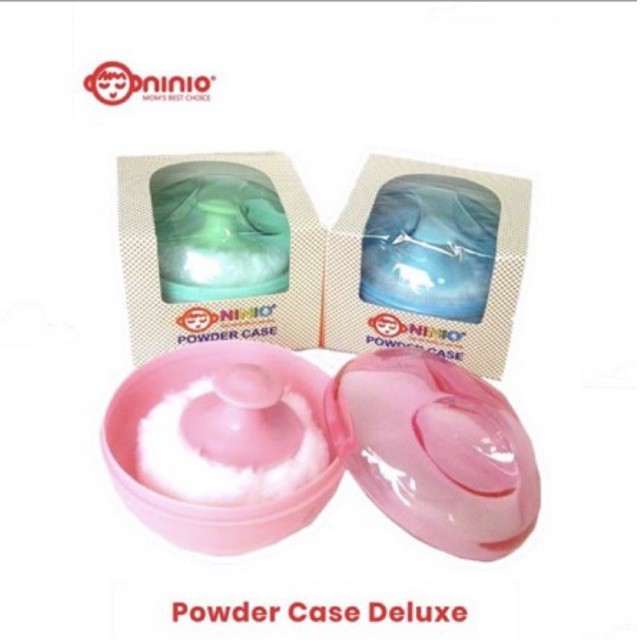 Ninio Baby Powder Case Deluxe Single - Tempat Bedak Tabur Bayi