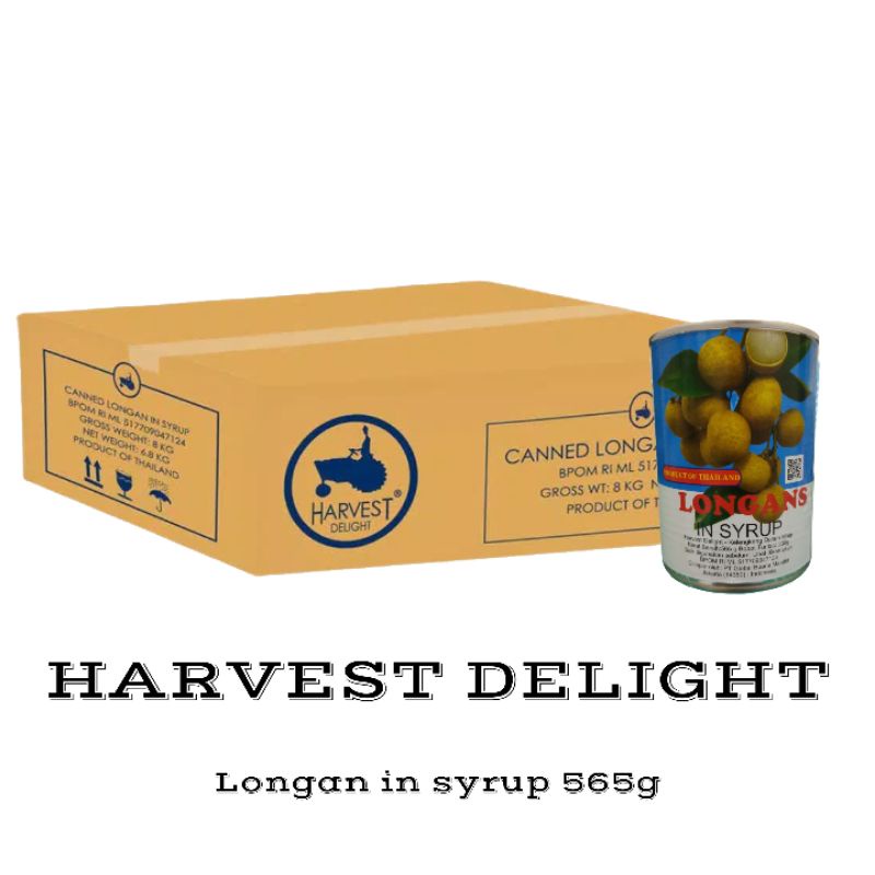 Longan in syrup | Buah kelengkeng Dalam Kaleng  565gr @ 1 ctn