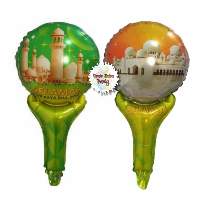 Balon Foil Pentungan Idul Fitri / Balon Foil Lebaran