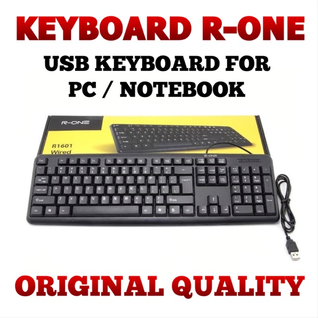 KEYBOARD USB R-ONE / VOTRE FOR PC / NOTEBOOK ORIGINAL QUALITY
