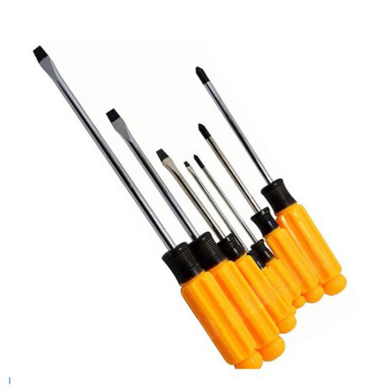 Obeng Set 7pcs Fatick Kepala Magnet  Screwdriver set 7 pcs