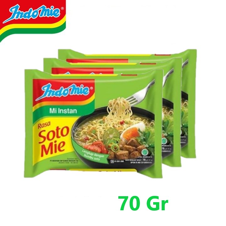 

Indomie Mie Instan Soto Mie - Ayam Bawang - Noodle - Mi Kuah - Indofood - Indomie 1 PCS - indomie Kuah