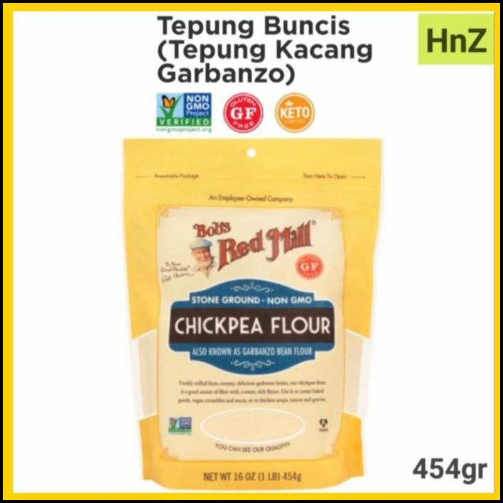 

Chickpea Garbanzo Flour Tepung Buncis Keto Gluten Free Bob Red Mill