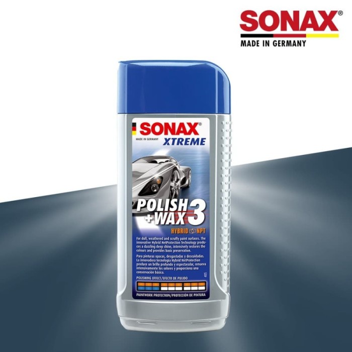 Sonax Xtreme Polish + Wax 3 Hybrid NPT 250 ml Pengkilap Cat Mobil