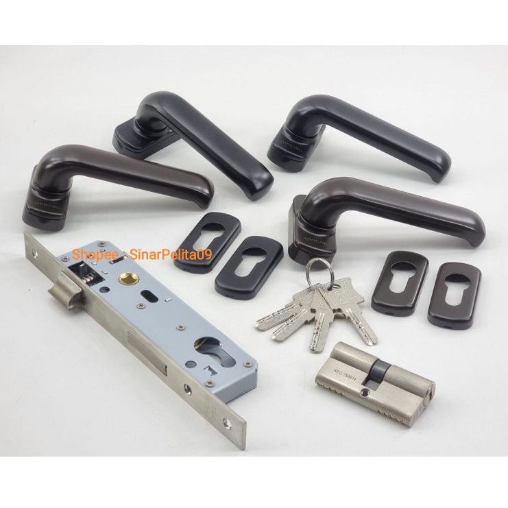 Kunci Pintu Almunium Orchad A31 / Lever Set Orchad A31 / Kunci Orchad A31