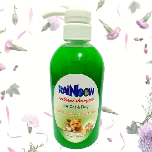 RAINBOW SHAMPO FOR FLEA &amp; THICK 500 ML (Tutup Pump)