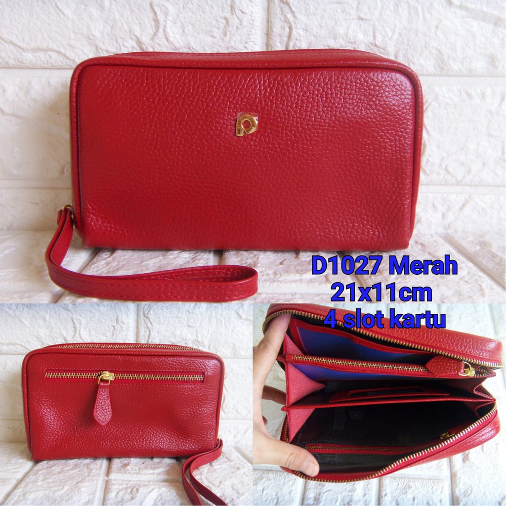 Dompet Kulit Papillon Original D1027 Merah