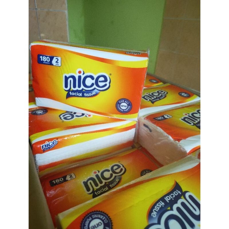 (SYA92) Tissue Nice 180 sheet 2.ply  Tisu Murah Tisu Nice