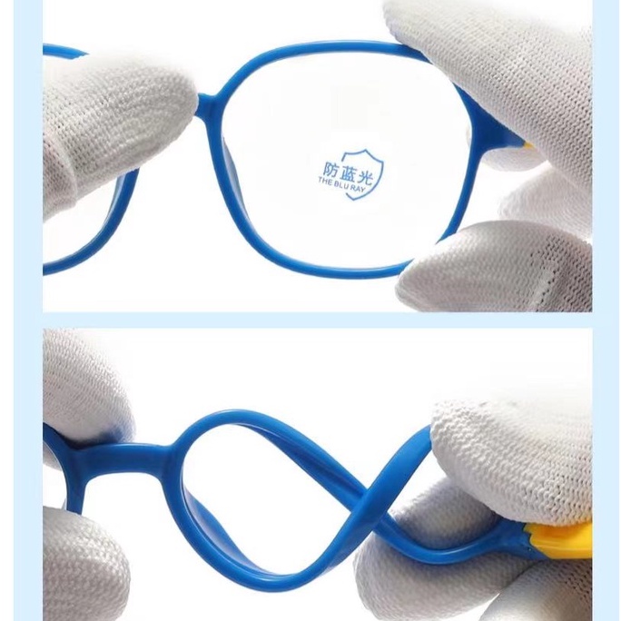 rowling(ka-182)Kacamata Anak NewTrend Silikon/Fashion Anak Unisex Terbaru anti radiasi  Blue Light High Quality Import