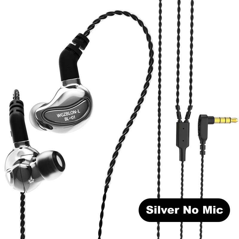 Blon Bl-01 Bl01 Headset Earphone In-Ear Kabel 2pin 10mm Untuk Dj / Lari