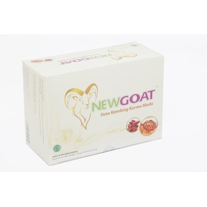 

Susu Kambing Bubuk Premium Kurma Madu NEWGOAT Sehat Aman Diet Puasa *