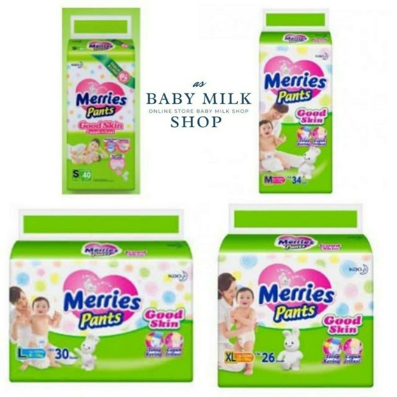 MERRIES S L M XL XXL / S40 L30 M34 XL26 XXL28