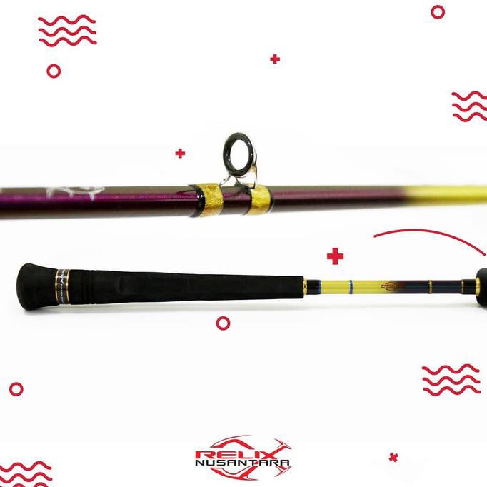 Joran Relix Nusantara Gindara Slow Jigging Pe 2.5 - Slow Jigging Rod