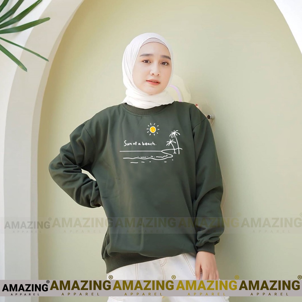 Sweater Sun Of Beach yELLOW Print - Hoodie Pria - Pakaian Pria - Jaket Hoodie - Fashion Pria