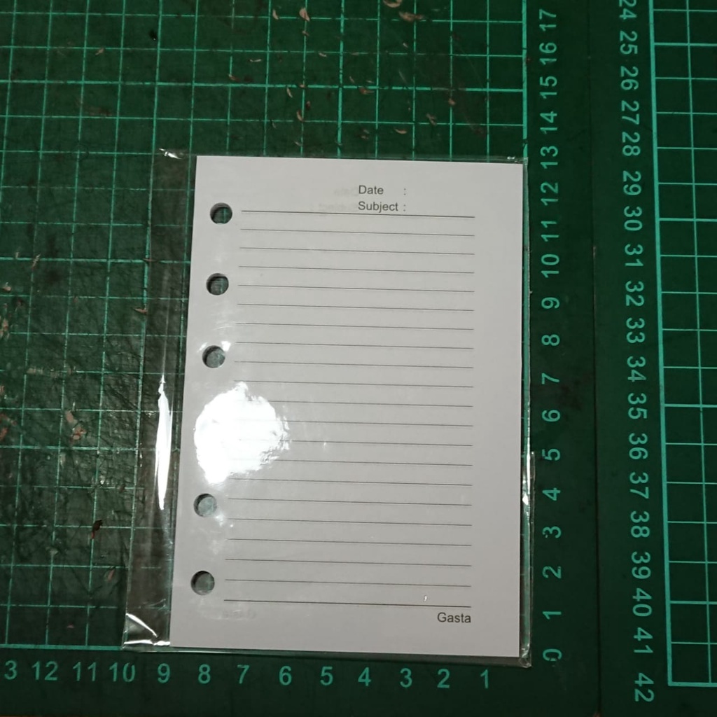 

KERTAS BINDER A7 LOOSE LEAFT 6 LOBANG REFILL ISI ULANG 50 LEMBAR